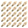 Vickerman 647059-0.96 watt 120 Volt C7 Candelabra Screw (E12) Warm White Faceted LED Light Bulb (25 Pack) Christmas Light Bulbs (XLEDC7S-25) view 1