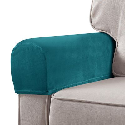 BESPORTBLE Sofa Gloves 2Pcs Armrest Covers for Sofa Couch and Armchair - Fitted Protection for Home and Office