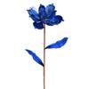 30" Blue Glitter Magnolia Spray 2/Bag view 1