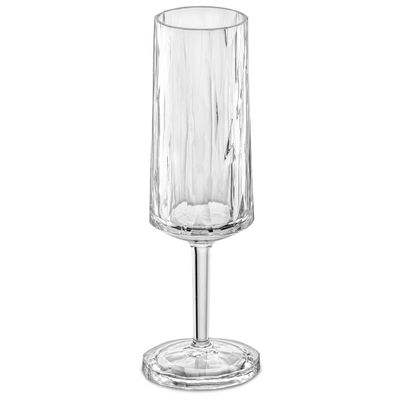 Koziol Club Superglas No.14 Champagne Glass Diameter 6,6 cm Clear