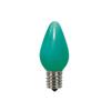 Vickerman 647837-0.96 watt 130 volt C7 Green Twinkle LED Light Bulb (25 Pack) Christmas Light Bulbs (XLEDSC74T-25) view 1