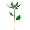 32" Green Glitter Poinsetta Spray 2/Bag view 1