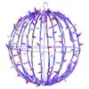 Vickerman 20" Foldable Jumbo Sphere with 180 Red, White, Blue LED Twinkle Lights view 1