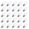 Vickerman 647974-0.96 watt 130 volt C7 Pure White Twinkle LED Light Bulb (25 Pack) Christmas Light Bulbs (XLEDSC7PT-25) view 1