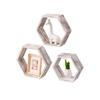 AZL1 Life Concept Floating Shelves  Set of 3  Large, Medium and Small  Screws and Anchors Included - Farmhouse Shelves for Bedroom, Living Room and More view 1