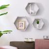 AZL1 Life Concept Floating Shelves  Set of 3  Large, Medium and Small  Screws and Anchors Included - Farmhouse Shelves for Bedroom, Living Room and More view 2
