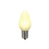 Vickerman 647776-0.96 watt 130 volt C7 Warm White Twinkle LED Light Bulb (25 Pack) Christmas Light Bulbs (XLEDSC71T-25) view 1