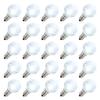 Vickerman 300572 - G30 Candelabra Screw (E12) Base Cool White LED Faceted (25 pack) Christmas Light Bulbs (XLEDG35-25) view 1