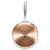 Bergner BGIC-3662 Infinity Chefs De Lux 28 cm Copper Tri-Ply Fry Pan | Stainless Steel | Copper Hammer Finish view 4