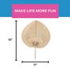 Fun Express Bulk Bamboo Fans - Party Supplies - Outdoor Summer Cooling Supplies Farmhouse Wall Decor Wedding Party Favors - Home Decorations Birthday Gift - 72 Pieces view 2