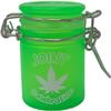 Airtight Glass Herb Mini Storage Jar with Clamping Lid in Choice of Design (White) view 1