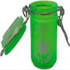 Airtight Glass Herb Mini Storage Jar with Clamping Lid in Choice of Design (White) view 2