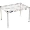Nexel Commerical Wire Shelf Platform Dunnage Storage Rack, 18" x 30" x 14", Chrome view 1