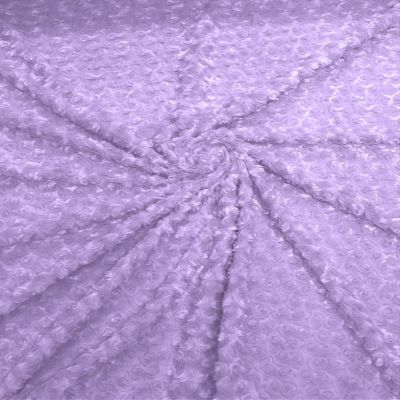 New Creations Fabric & Foam Inc, 58/59" Wide Snuggle Rosebud Soft Fabric (Lilac, 3 Yards)