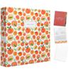 Jot & Mark 8.5" x 11" Sturdy 3 Ring Recipe Binder with Spill-Proof Clear Binder Sleeves Sheet Protector, Mothers Day Gifts, 30 Dual-Sided Recipe Card Pages for Written & Printed Recipes, Tabbed Dividers, Peach Dream view 1