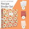 Jot & Mark 8.5" x 11" Sturdy 3 Ring Recipe Binder with Spill-Proof Clear Binder Sleeves Sheet Protector, Mothers Day Gifts, 30 Dual-Sided Recipe Card Pages for Written & Printed Recipes, Tabbed Dividers, Peach Dream view 3