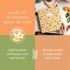 Jot & Mark 8.5" x 11" Sturdy 3 Ring Recipe Binder with Spill-Proof Clear Binder Sleeves Sheet Protector, Mothers Day Gifts, 30 Dual-Sided Recipe Card Pages for Written & Printed Recipes, Tabbed Dividers, Peach Dream view 4