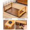SH-tables Foldable Coffee Table, Japanese Tatami Table, Computer Table, Household Low Bamboo Table, Bay Window Table, Multifunctional Dining Table, 4 Colors (Color : C, Size : 604026cm) view 4