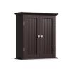 ChooChoo Bathroom Wall Cabinet, Over The Toilet Space Saver Storage Cabinet, Medicine Cabinet with 2 Door and Adjustable Shelves, Cupboard view 1