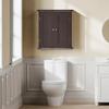 ChooChoo Bathroom Wall Cabinet, Over The Toilet Space Saver Storage Cabinet, Medicine Cabinet with 2 Door and Adjustable Shelves, Cupboard view 2