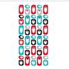Atomic Mobiles Cool Retro Beatnik Party Room Divider - Mid Century Modern Contemporary Room Partition - Home & Office Decor - Many Sizes! (L - 37w x 70h) view 1