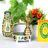 ASHIRWAD Brass Oil/Ghee Aarti Jyot Diya Lamp with Handle Arti for Puja Heavy Sturdy One | AE000010-02 (2.0 Inch) view 3