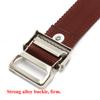 kucy Stilts Straps Drywall Leg Band Straps Kit Hook and Loop Canvas Woven Brown view 3