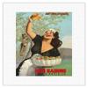 Olio Radino Italian Olive Oil - Puro e Squisito (Pure and Delicious) - Vintage Advertising Poster by Gino Boccasile c.1948 - Fine Art Rolled Canvas Print 11in x 14in view 1