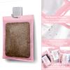 100 Pcs Resealable Mylar Bags, Sealable Odor Proof Foil Pouch Bag with Clear Window, Small Bussiness Packaging Supplies (Pink, 3 X 4.7 Inch) view 4
