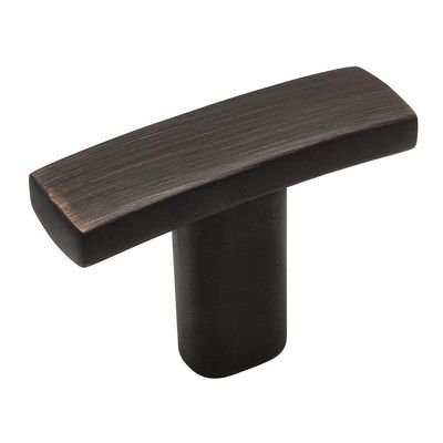 PJS Hardware Cabinet Hardware Oil Rubbed Bronze Subtle Arch T Knobs 363ORBthe Best!