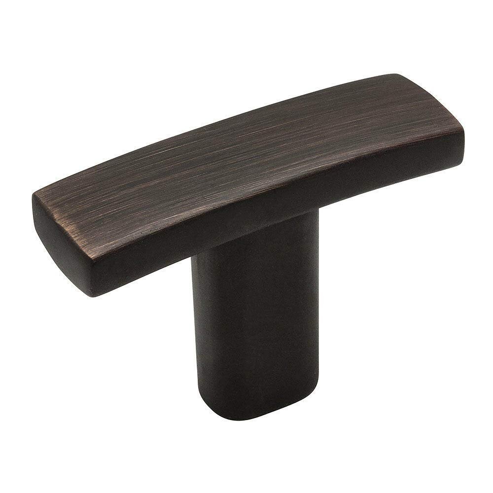 PJS Hardware Cabinet Hardware Oil Rubbed Bronze Subtle Arch T Knobs 363ORBthe Best!