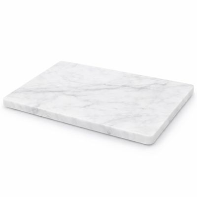 KCKULLICRAFT 812 Inches White Marble Cheese & Charcuterie Serving Board Natural Marble Cutting Board & Pastry Slab with NonSlip Feet Premium Stone Kitchen Tray Gift.
