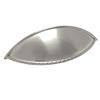 PJS Hardware Cabinet Hardware Satin Nickel Rope Bin Cup Pull 237SNthe Best! view 1