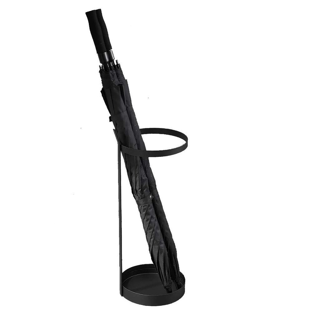 Umbrella Racks AYY Black Metal Umbrella Stand, Modern and Simple Iron Umbrella Holder, Storage Rack for The Entrance of The Hotel Cafe Corridor, 23x60cm