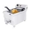 ALDKitchen Commercial Deep Fryer | Electric Oil Fryer | Snack Machine with Removable Basket | Stainless Steel | 110V (17 L) view 1