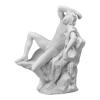 Barberini Faun Sleeping Drunken Satyr Greek Statue Sculpture Cast Marble White view 2