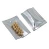 MITOB Silver Aluminum Foil Pouch Heat Seal Front Window Plastic Mini Open Top Flat Vacuum Packaging Mylar Bag Food Small Sample Mylar Storage with Tear Notch (100, 11x16cm (4.3x6.3 inch)) view 4