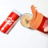 Silicone Slim Can Lids Beverage Can Cover Protector for Slim Can, Tall Skinny Can Beer Bottle, Soda, Energy Drink (Blue and Orange) view 4