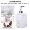1set Pump Press Soap Dispenser Stylish Resin Soap Bottle for Bathroom Travel Design No Odor Shampoo view 2