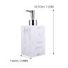 1set Pump Press Soap Dispenser Stylish Resin Soap Bottle for Bathroom Travel Design No Odor Shampoo view 4