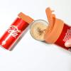 Silicone Slim Can Lids Beverage Can Cover Protector for Slim Can, Tall Skinny Can Beer Bottle, Soda, Energy Drink (Orange, 2 Pieces) view 4