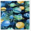 Aunt Sandy's Sewing Weighted Blanket with Planets and 6 lbs for Lap, Washable Ready to Ship, Flannel view 1