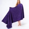 American Soft Linen 100% Cotton 600 GSM Turkish 40x80 Oversized Bath Towel Sheet, Extra Large Adult Towels for Bathroom, Purple Bath Sheet view 1
