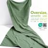 American Soft Linen 100% Cotton 600 GSM Turkish 40x80 Oversized Bath Towel Sheet, Extra Large Adult Towels for Bathroom, Sage Green view 3