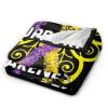 Support Bladder Cancer Awareness Butterfly Adult Kids Fleece Blanket Throw Blanket for Bedding Living Room Decor Sofa Blanket 80"X60" view 2
