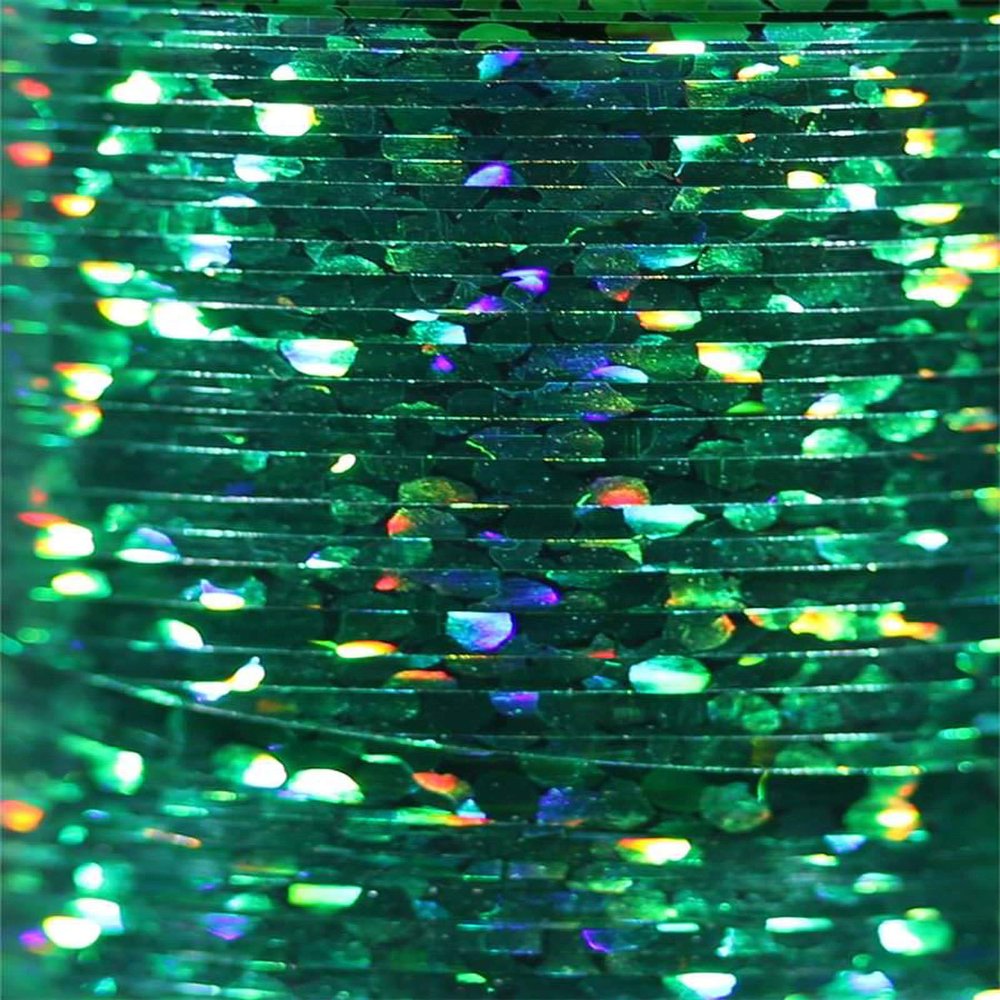 Veevus Holographic Tinsel Medium Green
