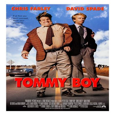 Tommy Boy (1995) Movie Poster Size 24 x 36 Inches - An Authentic Poster Office Print with Holographic Sequential Numbering