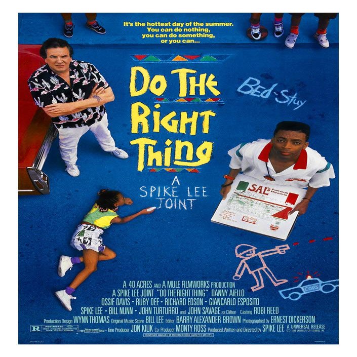 Do The Right Thing (1989, Spike Lee) Movie Poster Size 24 x 36 Inches - An Authentic Poster Office Print with Holographic Sequential Numbering