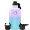IRON FLASK Camping & Hiking Hydration Flask with Spout, BPA-Free Insulated Stainless Steel Sports Water Bottle - 64 oz Cotton Candy view 1