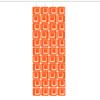 Atomic Mobiles Delightful Orange Coolsville Retro Room Divider DIY Kit - Mid Century Modern Contemporary Room Partition - Home and Office Decor - Lots of Sizes! (XL - 42w x 72h) view 1